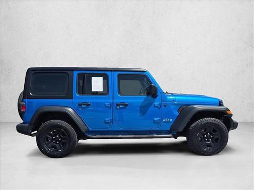 Hydro Blue Pearlcoat 2024 Jeep Wrangler Sport