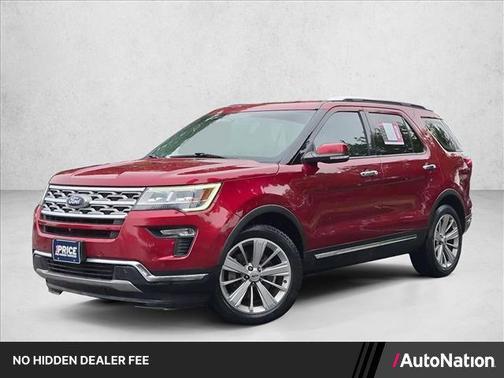 Ruby Red Metallic Tinted Clearcoat 2019 Ford Explorer Limited