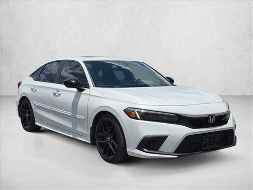 Platinum White Pearl 2024 Honda Civic Si Base
