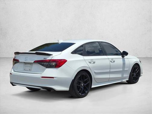 Platinum White Pearl 2024 Honda Civic Si Base