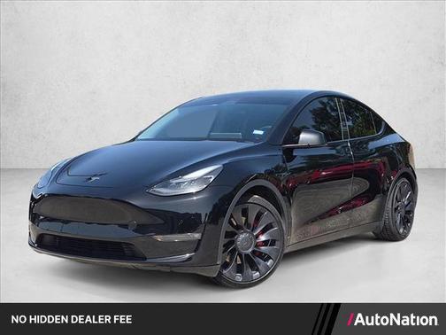 Solid Black 2022 Tesla Model Y Performance Dual Motor All-Wheel Drive