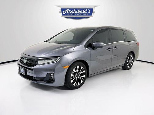 Modern Steel Metallic 2025 Honda Odyssey Elite