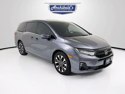 Modern Steel Metallic 2025 Honda Odyssey Elite