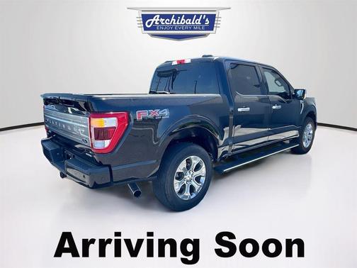 Agate Black Metallic 2021 Ford F-150 Platinum