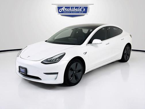 Pearl White Multi-Coat 2020 Tesla Model 3 Long Range