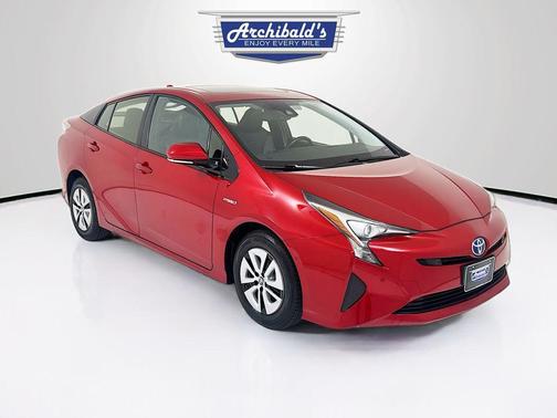 Red 2018 Toyota Prius Four