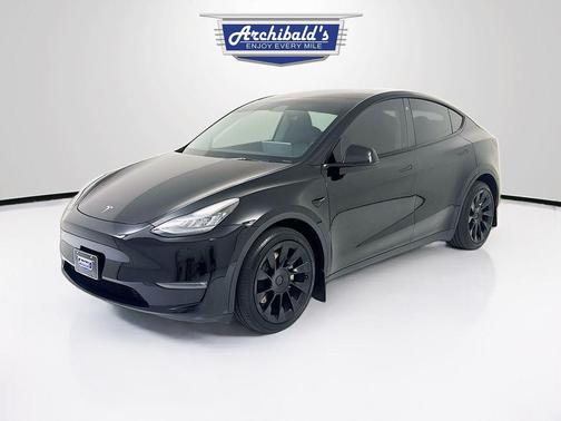 Solid Black 2021 Tesla Model Y Long Range Dual Motor All-Wheel Drive