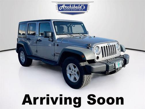 Billet Silver Metallic Clearcoat 2018 Jeep Wrangler JK Unlimited Sport