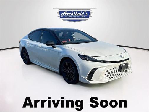 Midnight Black Metallic 2025 Toyota Camry XSE