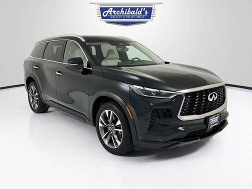 Mineral Black 2023 INFINITI QX60 Luxe