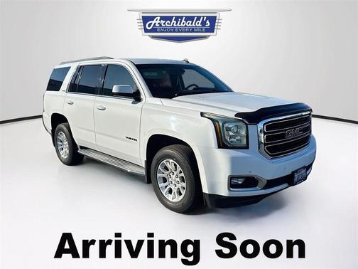 Summit White 2015 GMC Yukon SLE