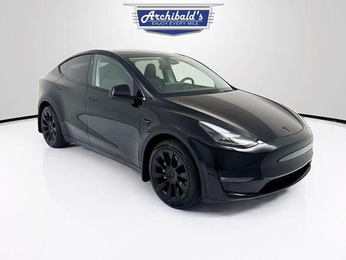 Solid Black 2024 Tesla Model Y Long Range Dual Motor All-Wheel Drive