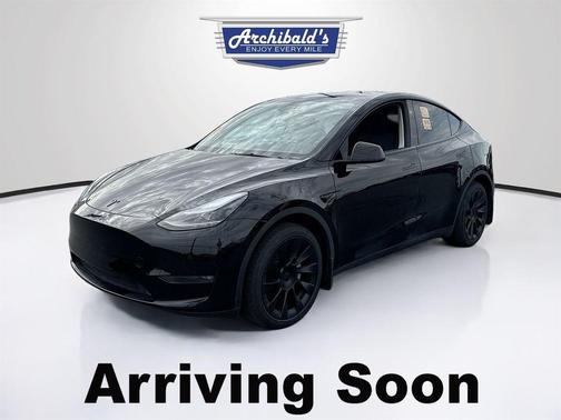 Solid Black 2024 Tesla Model Y Long Range Dual Motor All-Wheel Drive