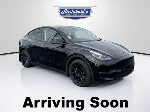Solid Black 2024 Tesla Model Y Long Range Dual Motor All-Wheel Drive