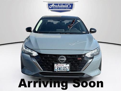 Atlantic Gray Metallic/Super Black 2024 Nissan Sentra SR
