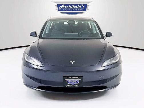 Stealth Gray 2025 Tesla Model 3 Long Range