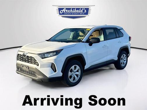 White 2022 Toyota RAV4 LE