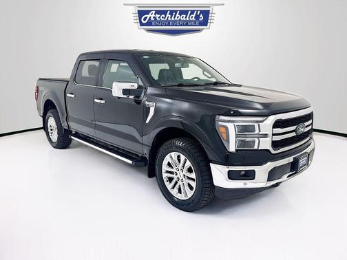 Agate Black Metallic 2025 Ford F-150 Lariat Truck
