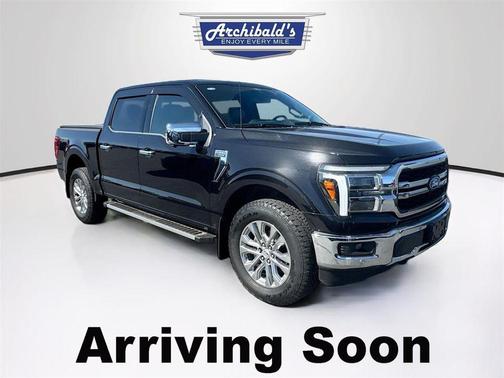 Agate Black Metallic 2025 Ford F-150 Lariat