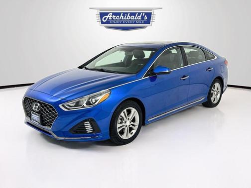 Electric Blue 2018 Hyundai SONATA Sport