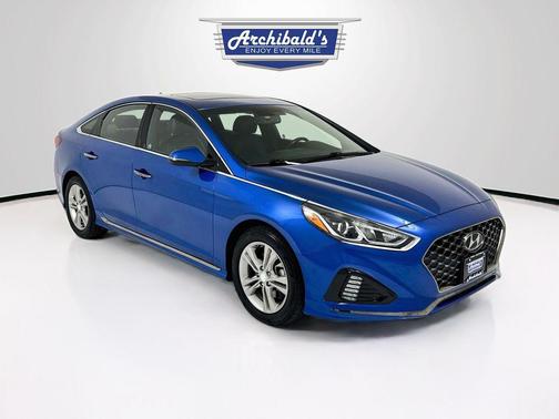 Electric Blue 2018 Hyundai SONATA Sport