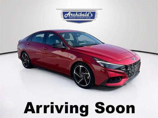 Scarlet Red Pearl 2023 Hyundai ELANTRA N Line