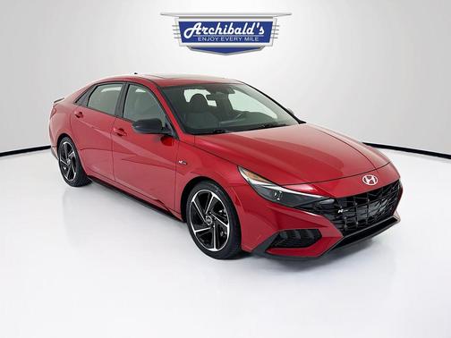 Scarlet Red Pearl 2023 Hyundai ELANTRA N Line