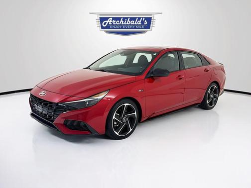 Scarlet Red Pearl 2023 Hyundai ELANTRA N Line