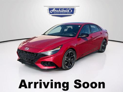 Scarlet Red Pearl 2023 Hyundai ELANTRA N Line
