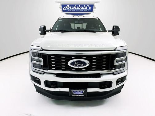 Star White Metallic Tri-Coat 2025 Ford F-450 Platinum