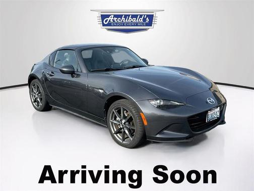 Machine Gray 2017 Mazda MX-5 Miata RF Grand Touring