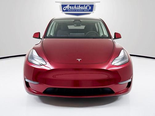 Ultra Red 2025 Tesla Model Y Long Range Dual Motor All-Wheel Drive