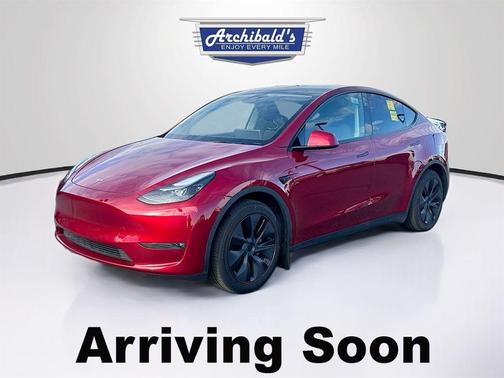 Ultra Red 2025 Tesla Model Y Long Range Dual Motor All-Wheel Drive