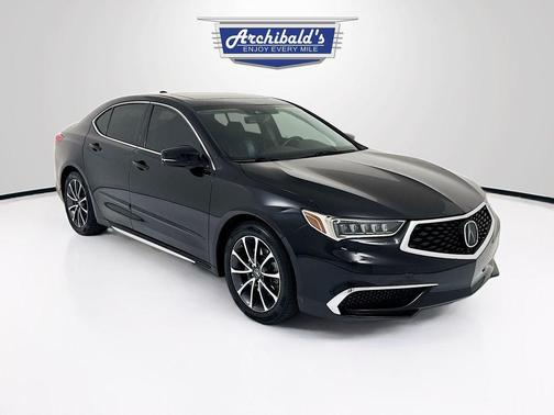 Crystal Black Pearl 2018 Acura TLX Technology