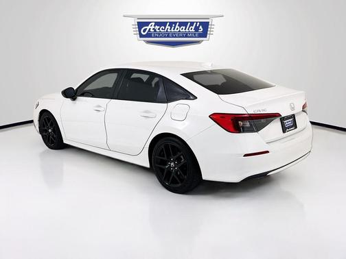 Platinum White Pearl 2024 Honda Civic Sport