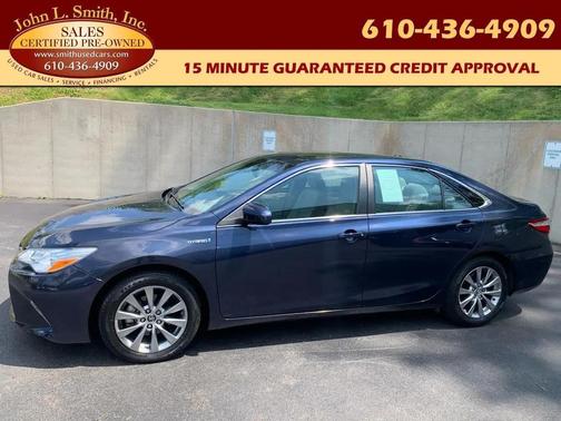 Parisian Night Pearl 2015 Toyota Camry Hybrid XLE