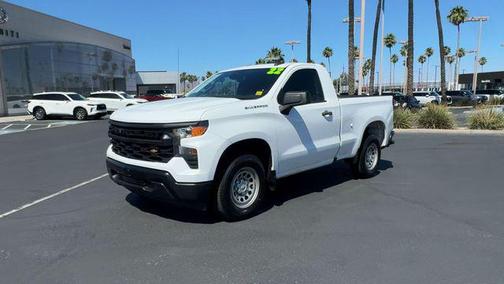 Summit White 2022 Chevrolet Silverado 1500 WT