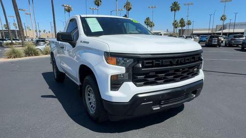 Summit White 2022 Chevrolet Silverado 1500 WT
