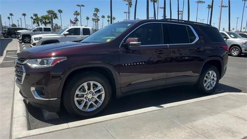 Black Currant Metallic 2019 Chevrolet Traverse LT Cloth