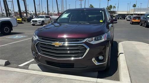 Black Currant Metallic 2019 Chevrolet Traverse LT Cloth
