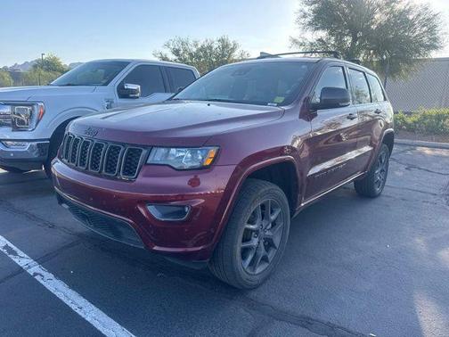 Velvet Red Pearlcoat 2021 Jeep Grand Cherokee 80th Anniversary 4x4