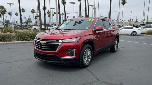 Radiant Red Tintcoat 2023 Chevrolet Traverse LT Cloth
