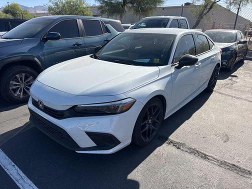 Platinum White Pearl 2023 Honda Civic Sport