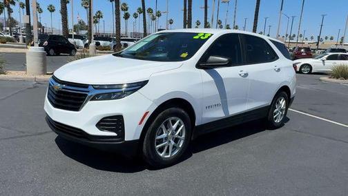 Summit White 2023 Chevrolet Equinox LS
