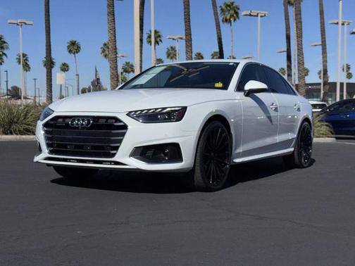Glacier White 2021 Audi A4 40 Premium Plus