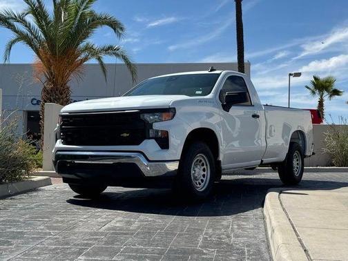 Summit White 2026 Chevrolet Silverado 1500 WT