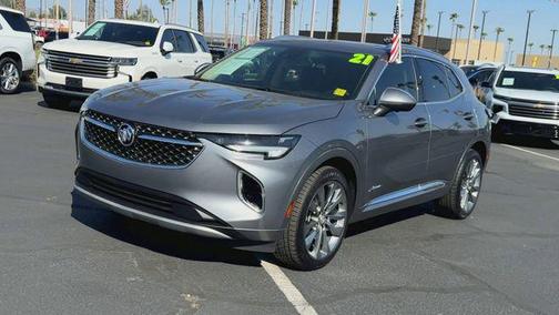Satin Steel Metallic 2021 Buick Envision AWD Avenir