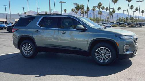 Silver Sage Metallic 2023 Chevrolet Traverse LT Leather