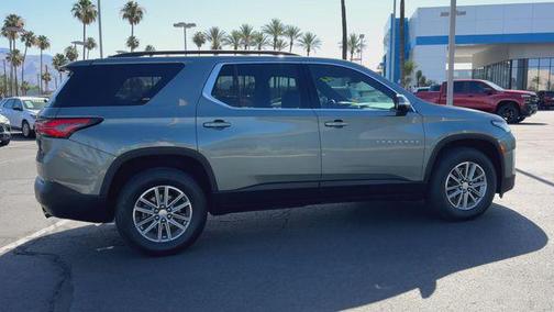 Silver Sage Metallic 2023 Chevrolet Traverse LT Leather
