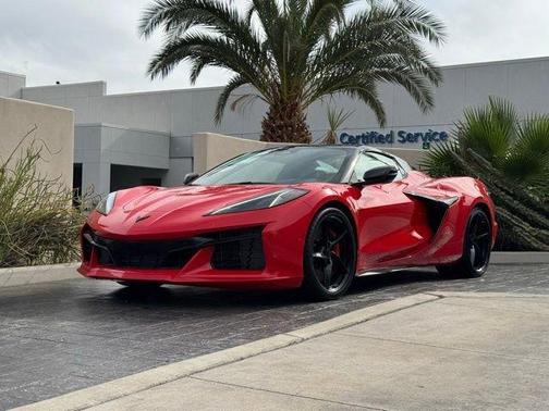 Torch Red 2025 Chevrolet Corvette E-Ray RWD Convertible 2LZ